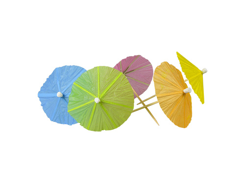 Parasolki papierowe do drinków - 10 cm - 16 szt.