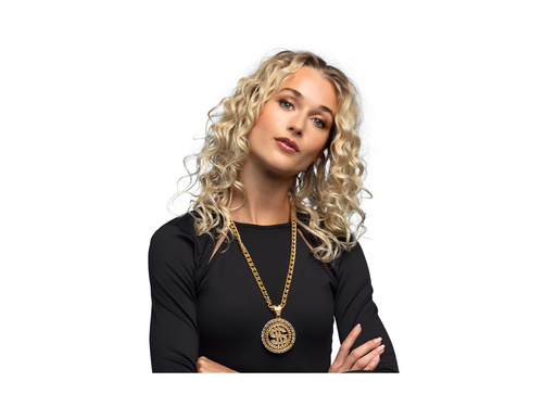 Metalowy naszyjnik Dollar Deluxe