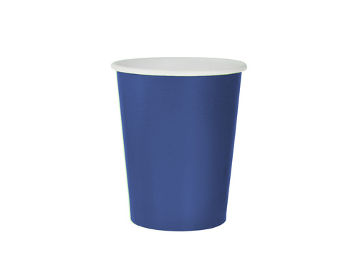 Kubeczki papierowe niebieskie - 270 ml - 14 szt.