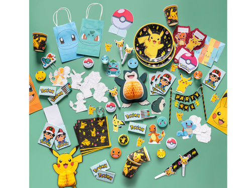 Topper na tort Party Pokemon - 1 szt.