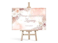 Plakat komunijny personalizowany - I Komunia Święta - 60x40 cm