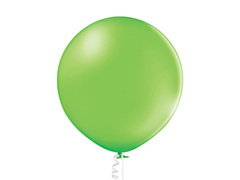 Balon lateksowy pastelowy limonkowy - olbrzym 60 cm - 1 szt.