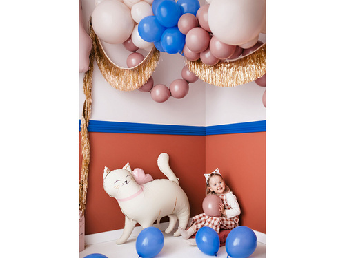 Balon foliowy Kotek z kokardką - 83 x 77 cm - 1 szt.