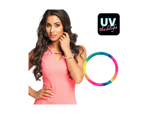 Bransoletka tęczowa UV
