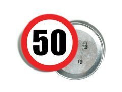 Przypinka Znak Zakazu 50 - 1 szt.