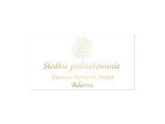 Naklejki personalizowane na pudełka na ciasto - 30 szt.