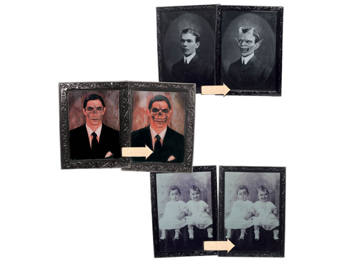 Straszne zdjęcia na halloween - 1 szt.