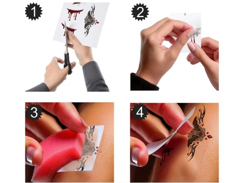Tatuaż krwawy Wampir - 1 szt.