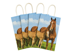 Torebki na prezenty Konie - 4 szt.