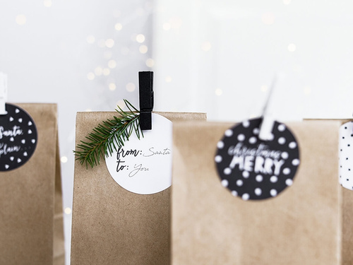 Klamerki drewniane czarne - 10 szt.