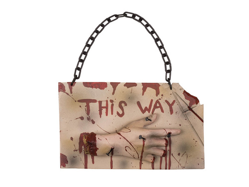 Znak This Way - 19 x 31 cm