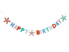 Girlanda Happy Birthday  - 200 cm - 1 szt.