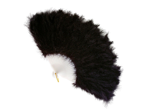 Wachlarz czarny - 1 szt.