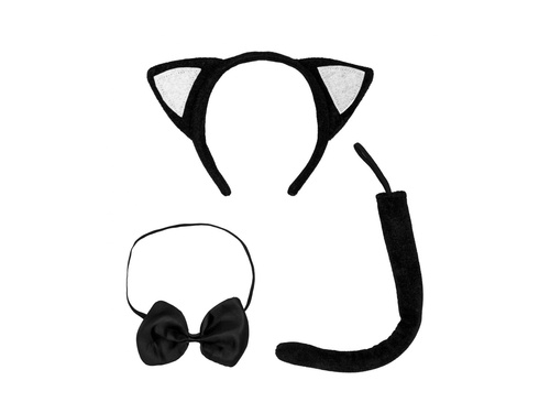 Zestaw kotek czarny - 1 kpl.