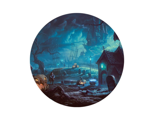 Dekoracyjny opłatek tortowy Halloween - 20 cm