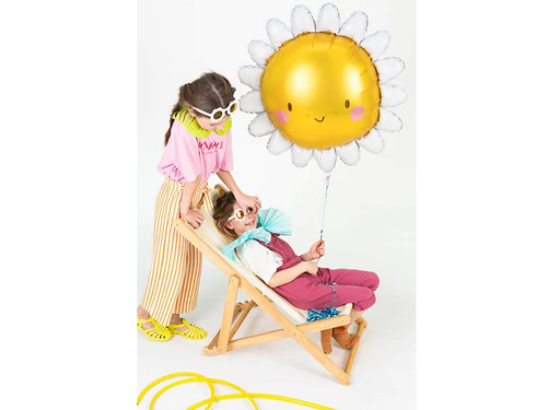 Balon foliowy Uśmiechnięte Słońce - 70 cm - 1 szt.