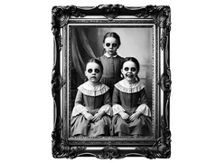 Obraz z duchami na halloween - 1 szt.