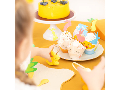 Zawieszki króliczki - 6,5 cm - 4 szt.