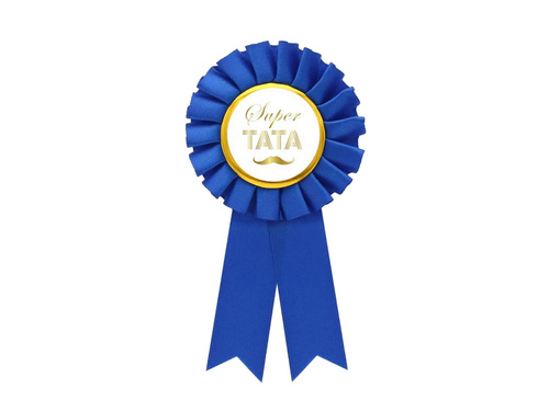 Kotylion Super Tata niebieski - 15,5 cm - 1 szt.