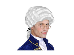 Peruka kolonialna biała