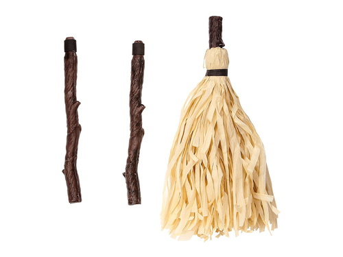 Składana miotła czarownicy - 125 cm - 1 szt.
