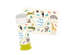 Naklejki na bańki mydlane Zoo