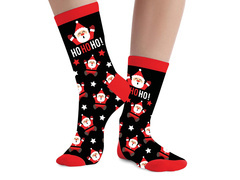 Świąteczne skarpetki dziecięce Hohoho! - 1 para