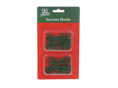 Haczyki metalowe zielone do ozdób - ok. 40 szt.