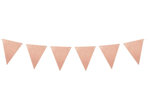 Baner flagi różowe złoto - 180 cm - 1 szt.