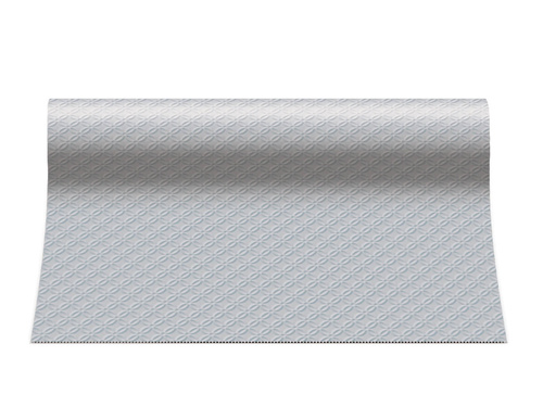 Dekoracja bieżnik na stół z wzorem szary - 480 x 33 cm - 1 szt.