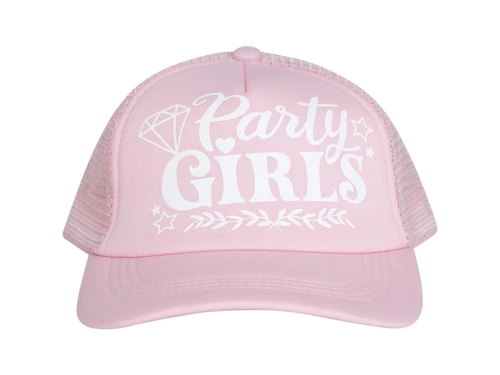 Czapka z daszkiem Party Girls różowa - 1 szt.
