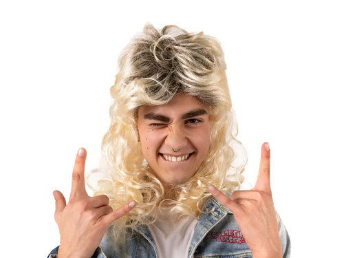 Peruka męska blond Disco - 1 szt.