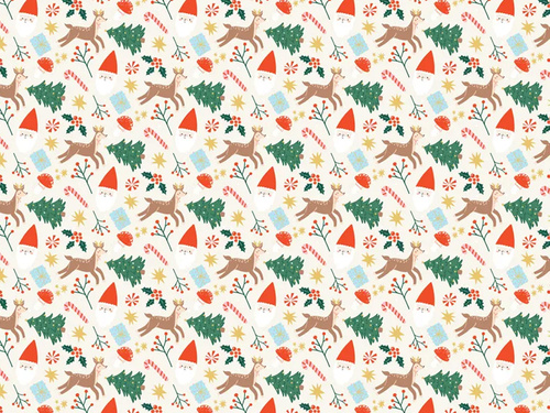 Papier do pakowania prezentów Merry Christmas - 70 x 200 cm - 1 szt.