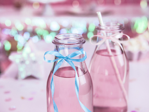 Tasiemka satynowa, błękitna, 6 mm / 25 m, 1 szt.