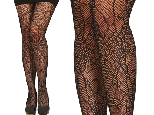 Rajstopy w sieć pająka - 1 para