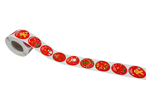 Naklejki świąteczne - 500 szt.