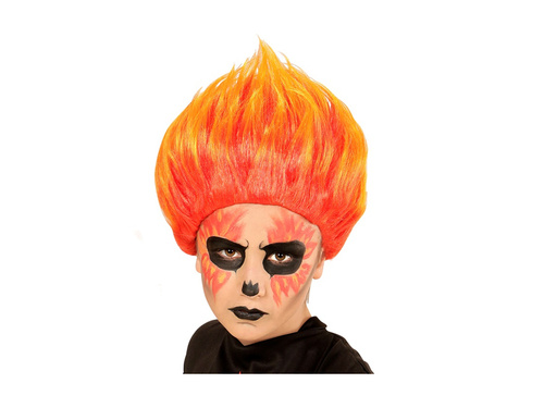 Peruka pomarańczowa diabeł