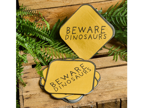 Serwetki Uwaga Dinozaur - 33 cm - 16 szt.