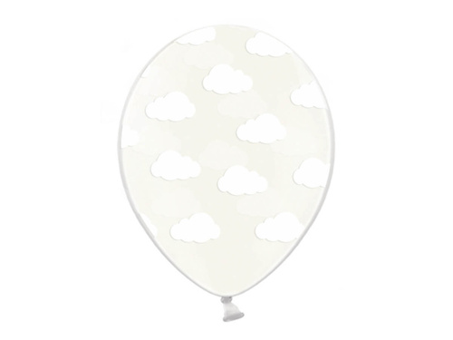 Balony urodzinowe Chmurki - 30 cm - 6 szt.