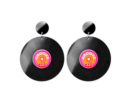 Kolczyki Płyty Disco - 1 para