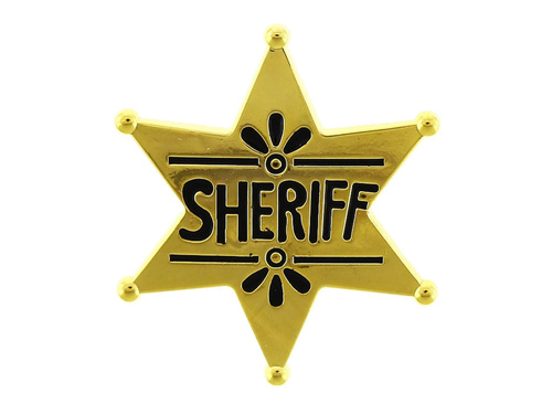 Odznaka Gwiazda szeryfa - 1 szt.