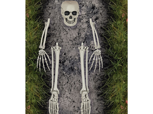 Zestaw dekoracji Zakopany Szkielet na Halloween