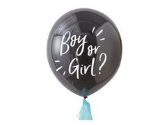 Balon olbrzym z nadrukiem Boy or Girl - 91 cm - 1 szt.