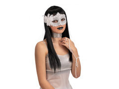 Maska karnawałowa srebrna