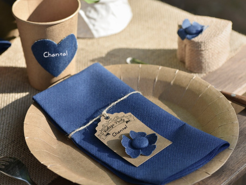 Talerzyki kraftowe - 22,5 cm - 10 szt.