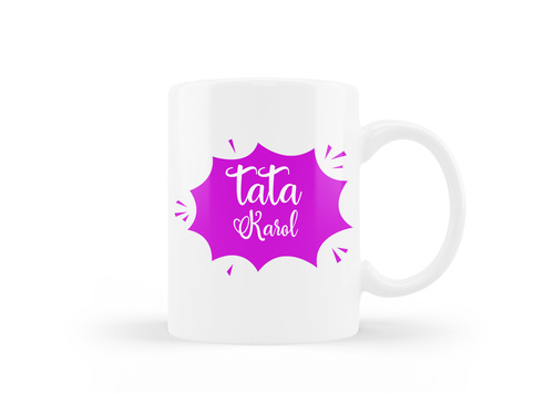 Kubek personalizowany na dzień ojca z imieniem - 330ml