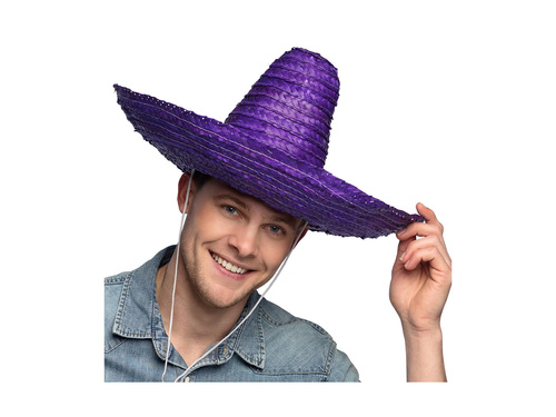 Sombrero Puebla fioletowe