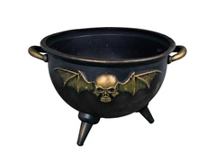 Kociołek wiedźmy z czaszką - 80 x 65 x 47 cm - 1 szt.