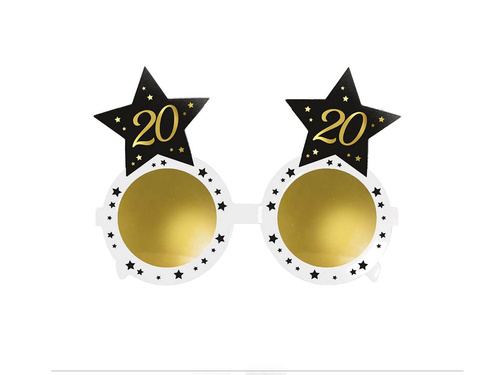 Okulary Gwiazdki na 20 urodziny - 1 szt.