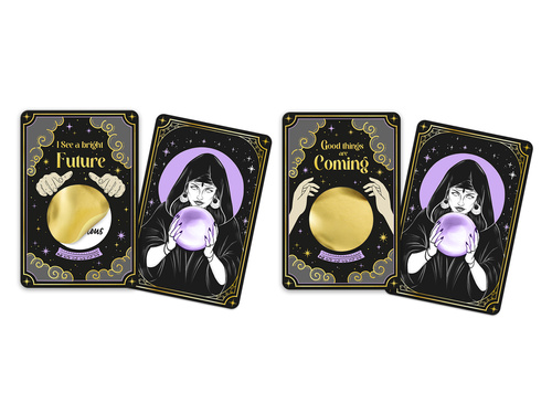 Karty z wróżbą na Andrzejki DIY - 30 szt.